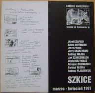 CZAPSKI JÓZEF HOFFMAN ADAM PANEK JERZY WAJDA ANDRZEJ GRZYWACZ ZBYLUT SZKICE