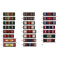 Baretki do odznaczenia Medal, różne wzory (bajorek) - OSTATNIE SZTUKI