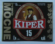 ETYKIETA PIWO KIPER MOCNE BROWAR SULIMAR PIOTRKÓW