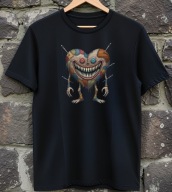 T-shirt Koszulka z sercem, emo, creepy cute, serce