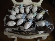 Pisanka Wielkanocna gęsia - ażurowa. Edycja Limitowana. no 48 - 52.