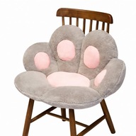 DUŻA PODUSZKA KOCIA ŁAPKA 70x60 CM MIĘKKA KAWAII HIT PREZENT