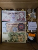 kolekcja i sztuka Srebro, Banknoty, Monety 1 Kg. MIX