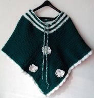 Poncho narzuta szydełkowa Rozmiar uniwersalny