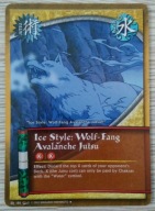 Karta Naruto CCG Jutsu Wolf-Fang Avalanche - J-181