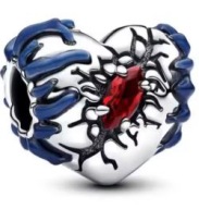 Charms zawieszka serce Stranger Things srebro 925