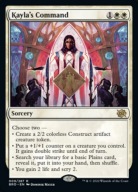 Karta Magic: The Gathering Kayla's Command BRO