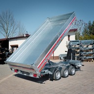 Przyczepa Temared Tipper 4020/3 C S 3,5T Wywrotka DMC 3,5 T,NAJAZDY,PODPORY