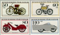 Niemcy 1983 Znaczki 1168-71 ** stare motocykle motocykl