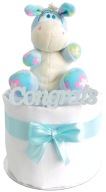 Tort z pieluszek, pampersów, Congrats, prezent dla noworodka, bociankowe
