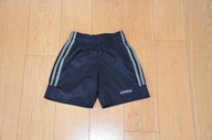 ADIDAS spodenki 9-10 lat/140 cm/zielone paski