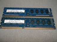 DDR HYNIX 2GB 1Rx8 PC3-10600-9-11-A1, 1GB 1RC3-10600U-9-10-A0 , 2 moduły