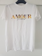 Koszulka New Look S Amour Paris 36 t-shirt