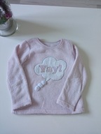 Primark bluza pluszowa dziecięca przez głowę r 122