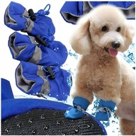 BUTY DLA PSA Wodoodporne Skarpetki Antypoślizgowe na Zimę Ściągacz L