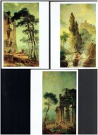 HUBERT ROBERT -3 pocztówki z obrazami