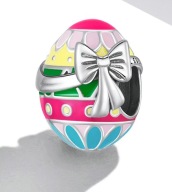 zawieszka charms pisanka wielkanoc emalia jajo