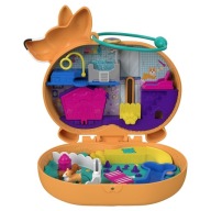 Polly Pocket Zestaw Piesek Corgi i akcesoria torebka zabawka GTN13