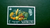 St. Vincent ** 1c QEII kolonie angielskie brytyjskie