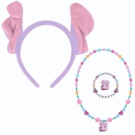 STITCH ANGEL Opaska do Włosów USZY +Bransoletka +Naszyjnik +Pierścionek