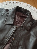 KURTKA SKÓRZANA OCIEPLANA L