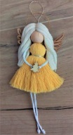 Aniołek handmade - makrama
