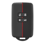 Czarno-czerwone etui na kluczyk RENAULT Koleos Captur Megane DACIA Sandero