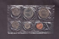 USA - 1984 rok - zestaw menniczy - 5 monet + żeton - mennicze - mennica P