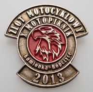 Znaczek, odznaka, blacha zlotowa, motocyklowa No.1537
