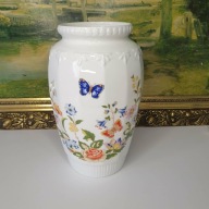 Duży wazon Aynsley Cottage Garden angielska porcelana kostna 21 cm