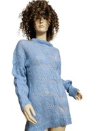 SWETER ażurowy moherowy 40