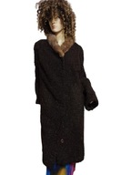 FUTRO vintage karakuły kołnierz z norki 38/40