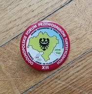 odznaka XII Ogólnopolskie Forum Przewodników Turystycznych