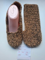 M 7 Kapcie balerinki handmade roz.45 NOWE ręcznie robione