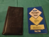 FORD RANGER Instrukcja książka Etui 1992 KOMPLET
