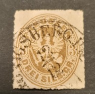 Prusy Deutsches Reich 1876, Mi.18, 3 srebne grosze