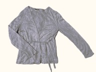 More & More sweter kardigan szary wełna r. 40/L , jak nowy