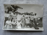 STARY SAMOLOT FOTOGRAFIA ZBIOROWA