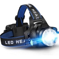 Lampa czołowa na głowę mocna led USB akumulator