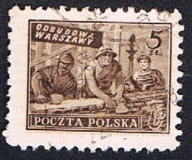 1950 Polska fi 513 - Wydanie na odbudowę Warszawy