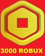 ROBLOX ROBUX 3000 SZTUK 3000RS 3K ROBUXÓW ROBUXY GAMEPASS