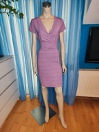 Fioletowa sukienka dopasowana Venus – elegancka, rozmiar 36/38 (7)