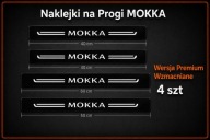 4 szt - OPEL MOKKA Naklejki ochronne na progi Bagażnik