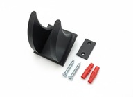 Solidny wieszak na gitarę ścienny uchwyt czarny mocny