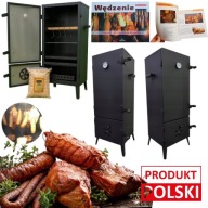 WĘDZARNIA DUŻA OGRODOWA GRILL METALOWA WĘDZARKA ZGĘBKI OLCHA-BUK 2L KSIĄŻKA