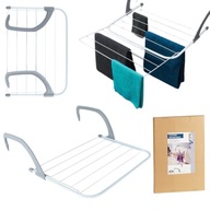 SUSZARKA NA PRANIE NA KALORYFER ŁAZIENKOWY GRZEJNIK VILEDA ROZKŁADANA UBRAŃ