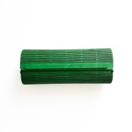 Drewniane etui na okulary, elastyczne, owalne, zielone