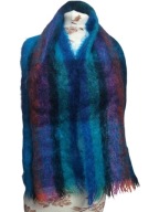 szal z wlosem CIEPŁY moherowy MOHER /WEŁNA 22x130