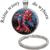 Brelok do kluczy/ka - Spider Man - ozdobna zawieszka - WZORY DO WYBORU