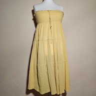 Spódnica damska, rozmiar 40, żółty,13x@